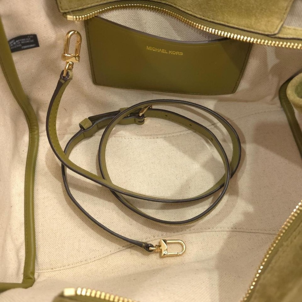 Michael Kors Women Romee Small Satchel Bag - Pistachio - Picture 8 of 8